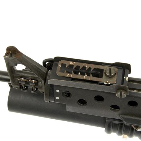 Original Us Vietnam War Colt M16a1 Display Gun With M203 40mm Grenade