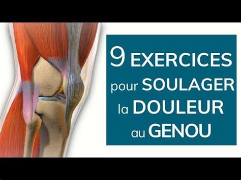 9 Exercices Pour Soulager La Douleur Au Genou YouTube Douleur Genou