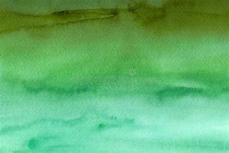 Green And Greenish Blue Water Color And Gradient And White With