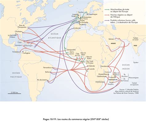 les routes du commerce négrier 2044×1693 premier empire colonial français pinterest