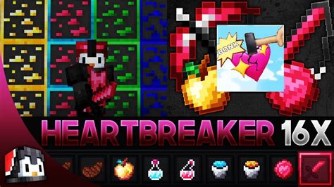 Heartbreaker 16x Mcpe Pvp Texture Pack Fps Friendly Youtube