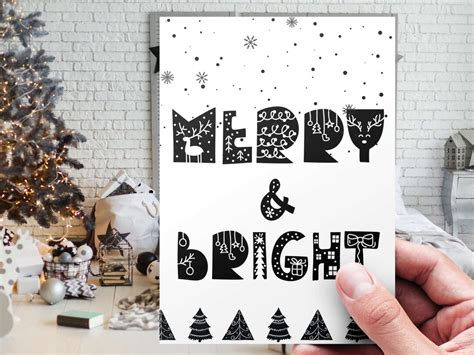 Norwegian Christmas Cards Printable Etsy