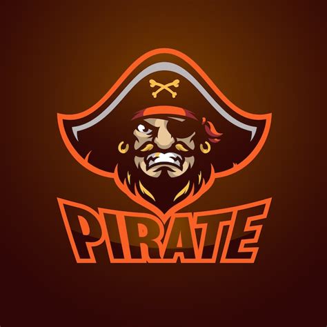 Pirate Logo Premium Vector
