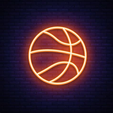Basketball Led Neon Sign Custom Options Color Size Dimmable