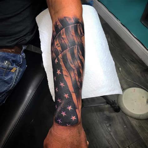 American flag full sleeve tattoo. Top 89 American Flag Sleeve Tattoo Ideas - [2021 ...
