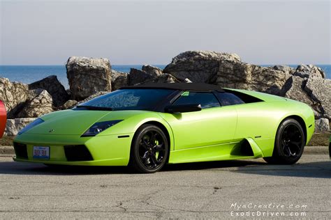 Lamborghini Murcielago Roadster Cars Coupe Supercars Green Vert