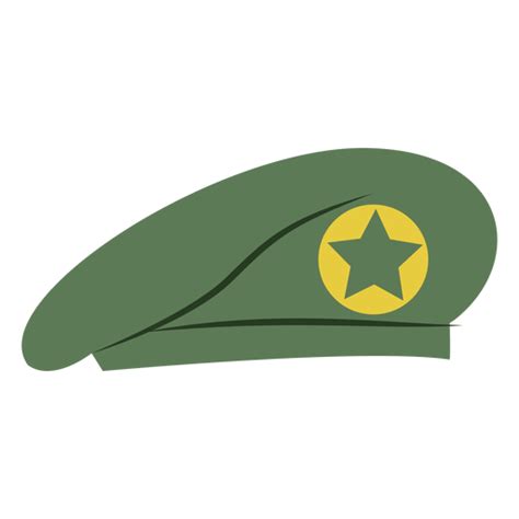 Military Beret Cap With Star PNG & SVG Design For T-Shirts png image