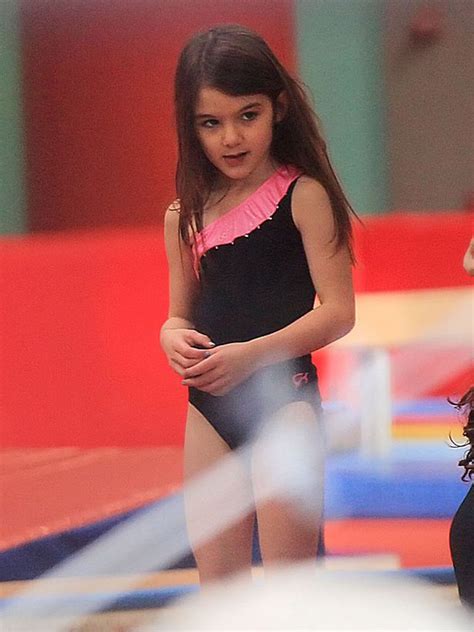 Suri At Gymnastics Class Zimbio