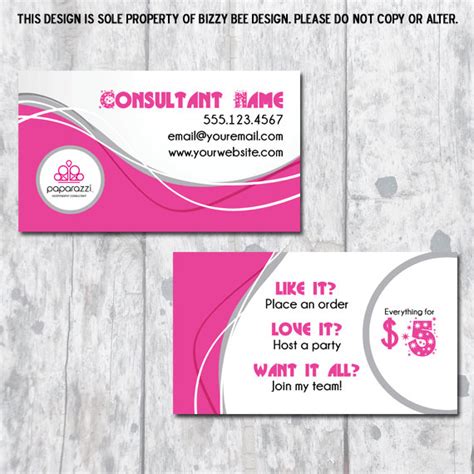 Make a paparazzi business card design online with brandcrowd's business card maker. Paparazzi Jewelry Business Card Digital Download Swirl