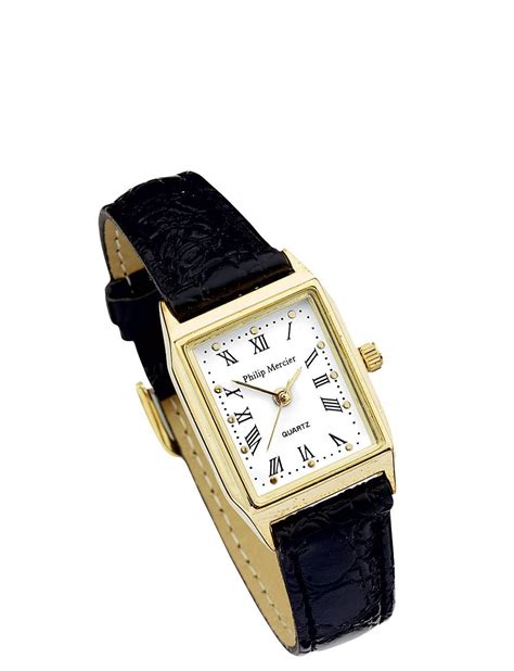 More than just an accessory to tell time, a woman's watch must look attractive and chic. Ladies White Face Classic Square Watch - Black Strap ...