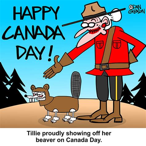 canada day cartoon