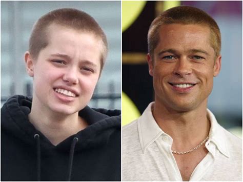 Shiloh Is The Female Version Of Her Father Brad Pitt With His New Look Angelina Jolies