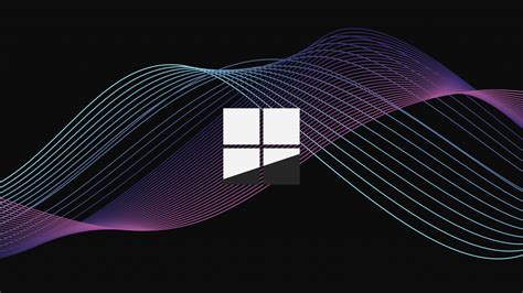 This same weekend, microsoft has decided to upload this promotional image to its own wallpaperhub account. Microsoft Windows 4K Wallpaper, Logo, Minimal, Waves, Dark ...