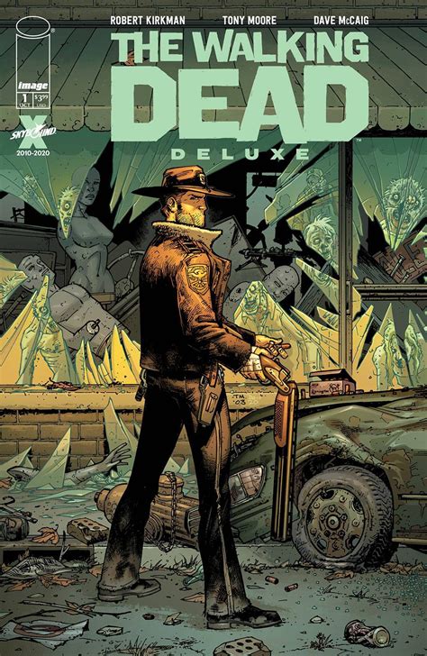 Image Comics The Walking Dead Deluxe 1 Comic Book Cover B Moore