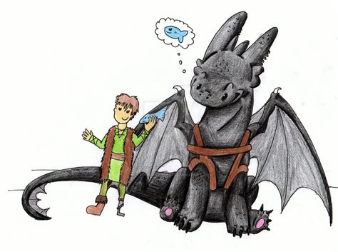 Httyd Hiccup And Toothless By Wolfwhisperer123 On Deviantart