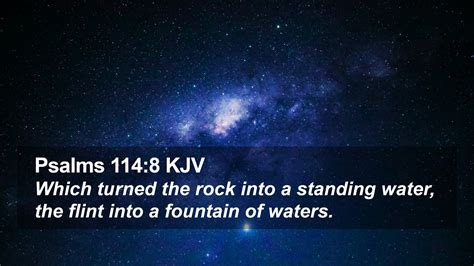 Psalms 1148 Kjv Desktop Wallpaper Which Turned The Rock Into A Standing Water The