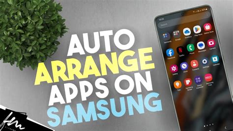 How To Auto Arrange Apps On Samsung App Drawer Youtube