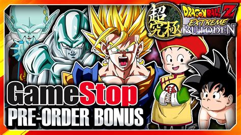 It doesn't present any new story content and was made using almost entirely existing footage, so i'm not counting it as an entry that you'd need to watch in this list.) Dragon Ball Z: Extreme Butoden 3DS English: GameStop Pre-Order Bonus DLC Characters Gameplay ...