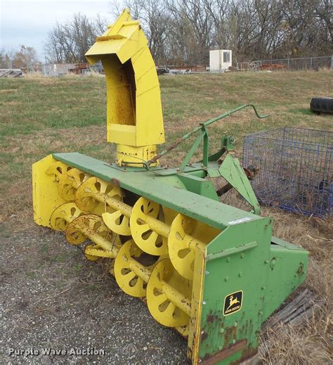 John Deere 275 Snow Blower In Baldwin City Ks Item Bw9614 Sold