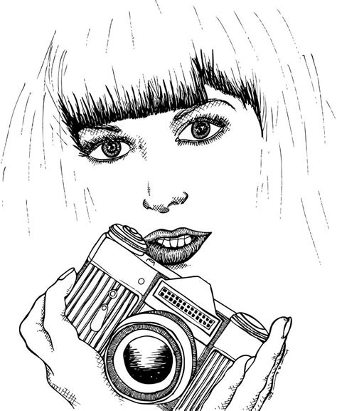 Bangs And Camera Drawing By Karl Addison Fine Art America