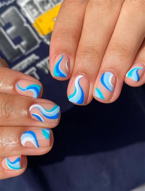 32 Stunning Swirl Nail Art Youll Flip For 2022 Swirl Nail Art Cute