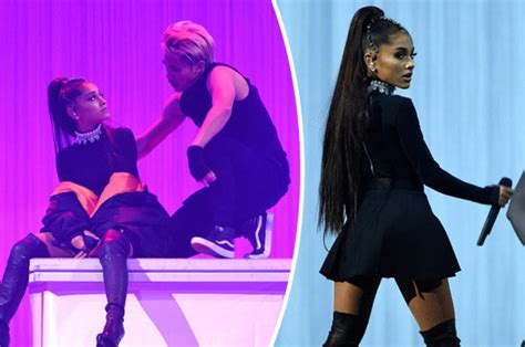 Ariana Grande Rushed By Fan On Stage Her Reaction Will Surprise You