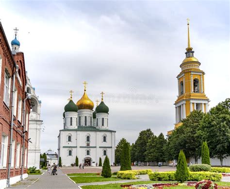 Cathedral Square Of The Kolomna Kremlin City Of Kolomna Editorial