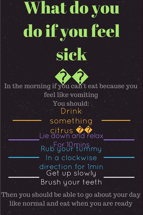What To Do If You Feel Sick In The Morning Or Throughout The Day
