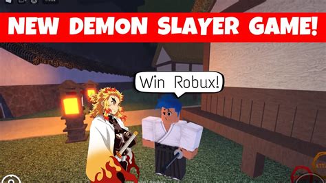 New Demon Slayer Roblox Anime Game Win 400 Free Robux Youtube