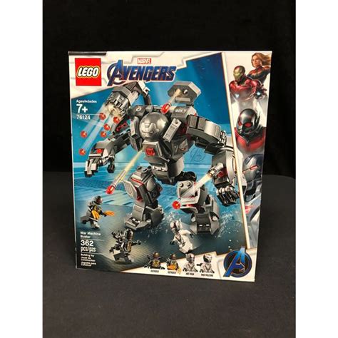 Sealed Lego Marvel Superheros 76124 Avengers End Game War Machine