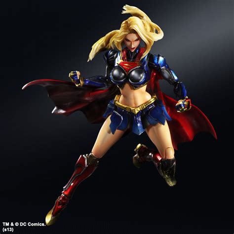 Superman Play Arts Kai Action Figure Supergirl Variant Anime Style