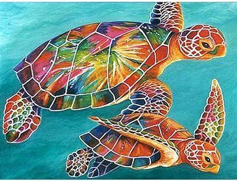 Easy Sea Turtle Acrylic Painting
