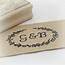 Initials Rubber Stamp By Pretty Stamps  Notonthehighstreetcom