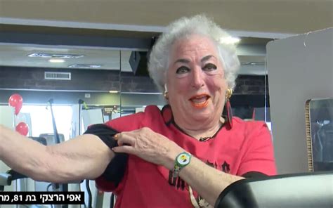 Great Grandma Flexes For Camera Hits On News Anchor As Gyms Reopen