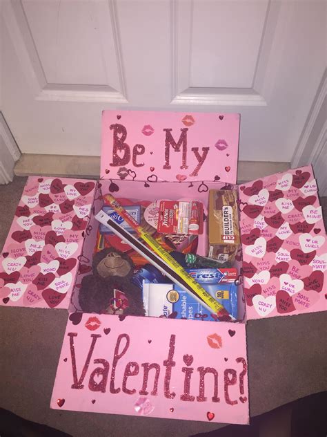 It gives us ideas and a chance to do something we most likely would not have thought of otherwise. Deployment Care package, DIY, Valentine's Day Care Package ...
