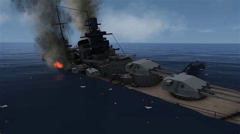 The Fast Sinking Of The German Battleship Scharnhorst Gwx Sh3 Youtube