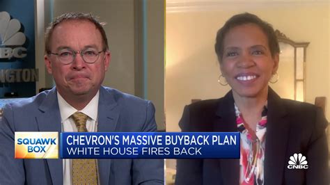 Former Congresswoman Weighs In On Chevrons 75 Billion Stock Buyback Plan