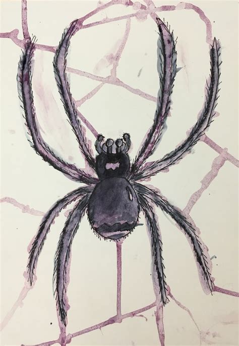 Watercolour Spider Art Classes Watercolor Art
