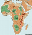Physical Map Of Africa Great Rift Valley - Susan Lee