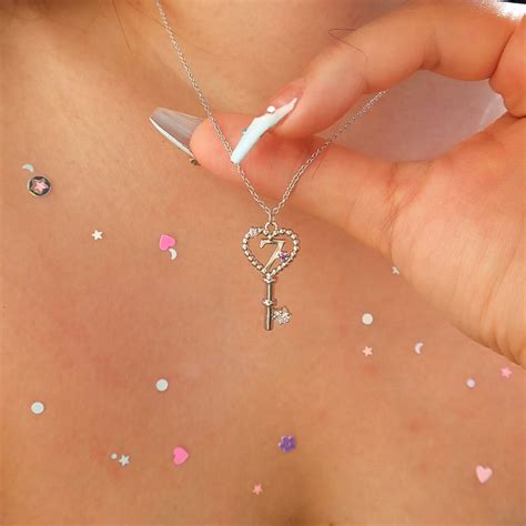 7 heart key necklace sora seven