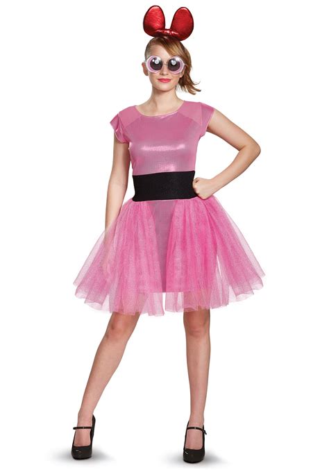 Blossom Deluxe Adult Costume From Powerpuff Girls