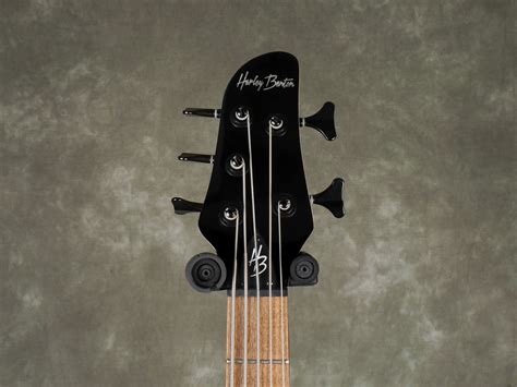 Harley Benton 5 String Bass Guitar White 2nd Hand Rich Tone Music