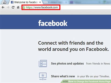 How To Change The Facebook Home Page 9 Steps With Pictures