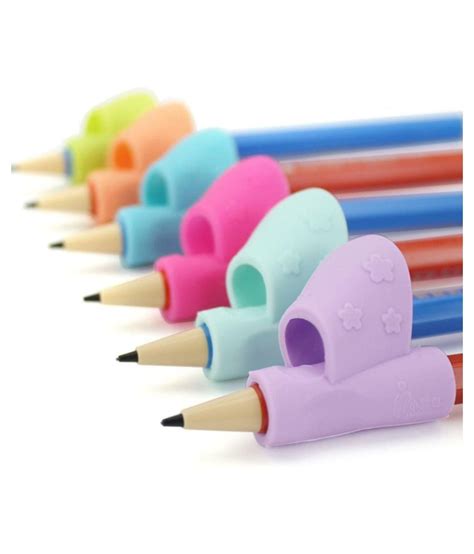 6pcsset Pencil Grips Silicone Ergonomic Writing Clawtraining Grip