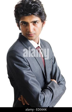 Indian Business Man Standing Pose Stock Photo Alamy