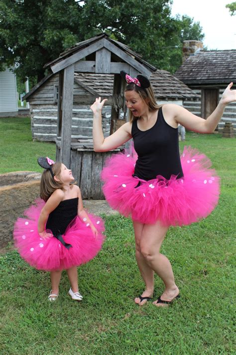 Minnie Mouse Inspired Tutu Dress With Ears Birthday Tutu Mother