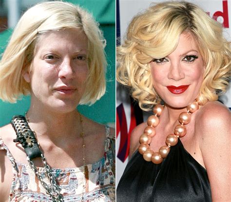Tori Spelling Natural Beauty Stars Without Makeup Us Weekly