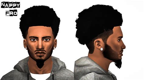 Sims 4 Ccs The Best Ts3 Nappy Fros Hair Conversions For Males By