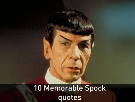 Star Trek Spock Quotes Quotesgram