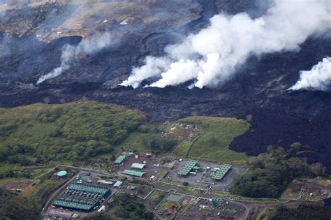 Lava Flow Stalls Sparing Hawaii Geothermal Plant From More Damage